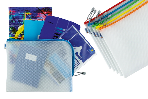 Universal bag filled with school supplies