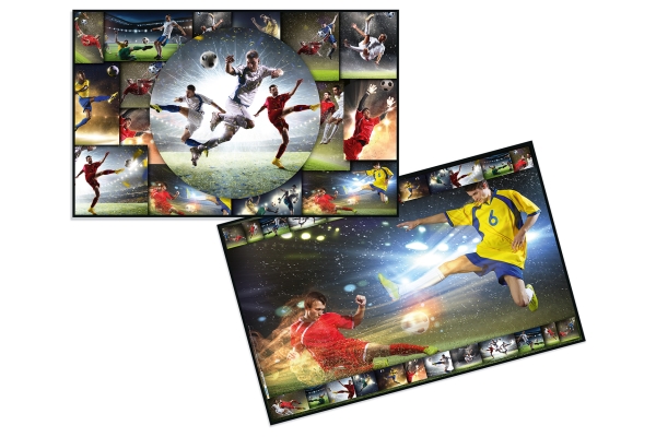 Writing pad with a football theme