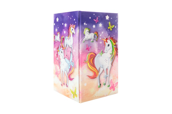 Image of a unicorn-themed pencil holder
