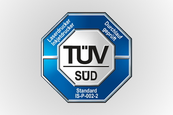 TÜV Logo" translates to "TÜV Logo" in English as it is a proper noun referring to the logo of the Technical Inspection Association in Germany. There is no need for adaptation since it is widely recognized in its original form.