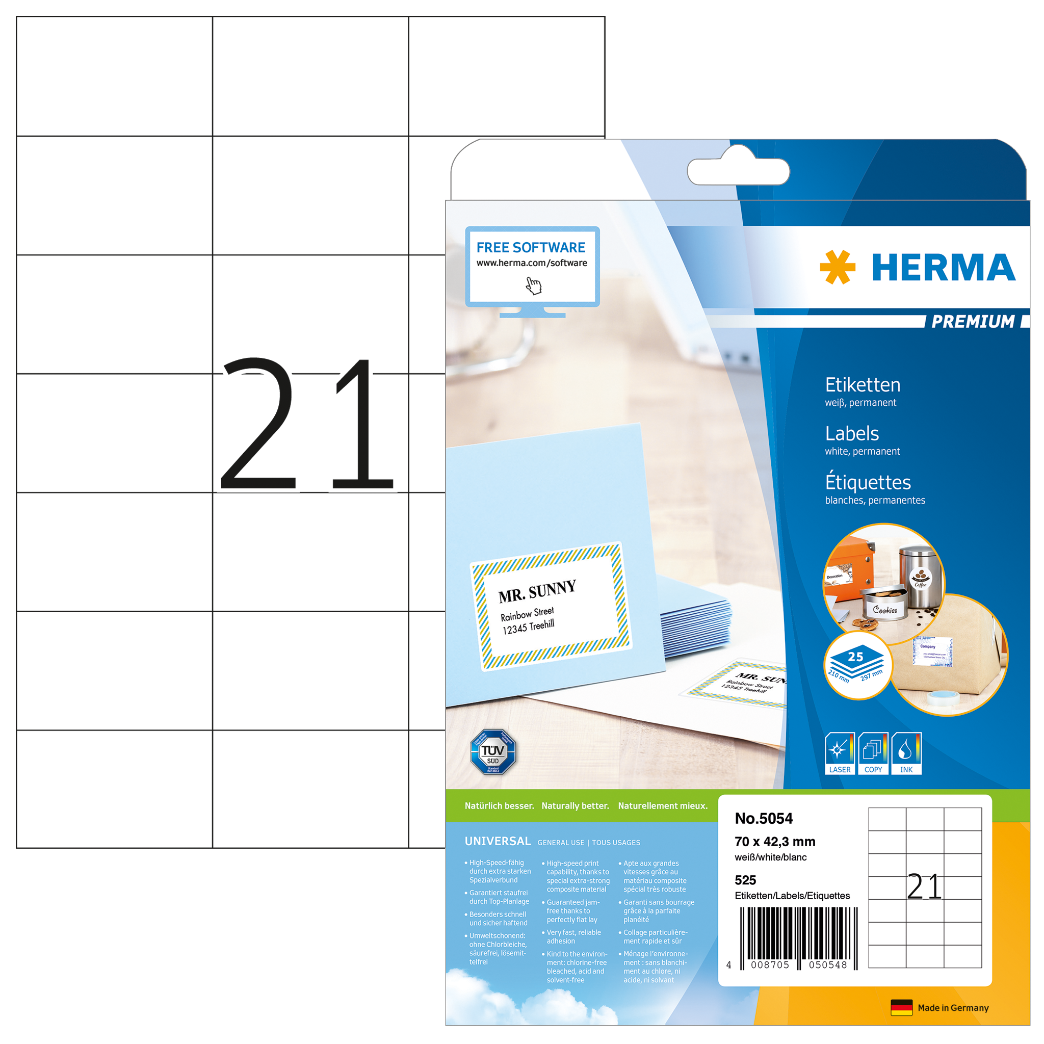 HERMA PREMIUM A4 labels