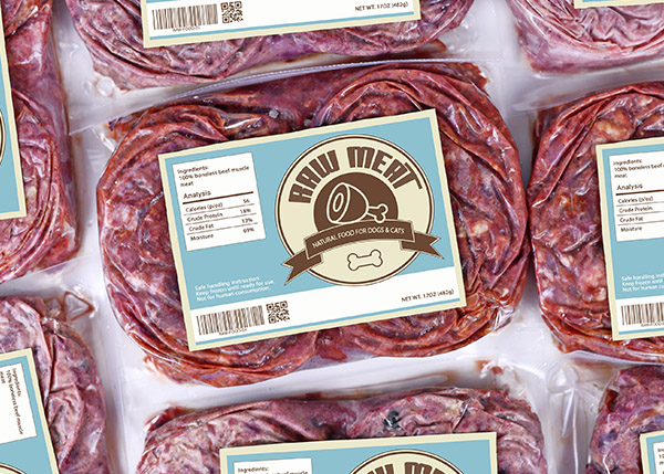 Frozen label food labelling at HERMA