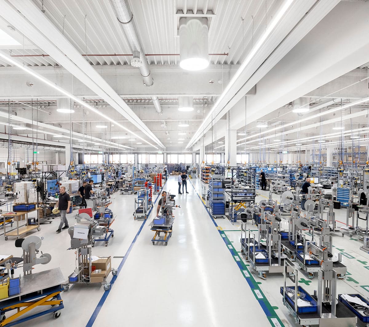 HERMA labelling machines production in Filderstadt