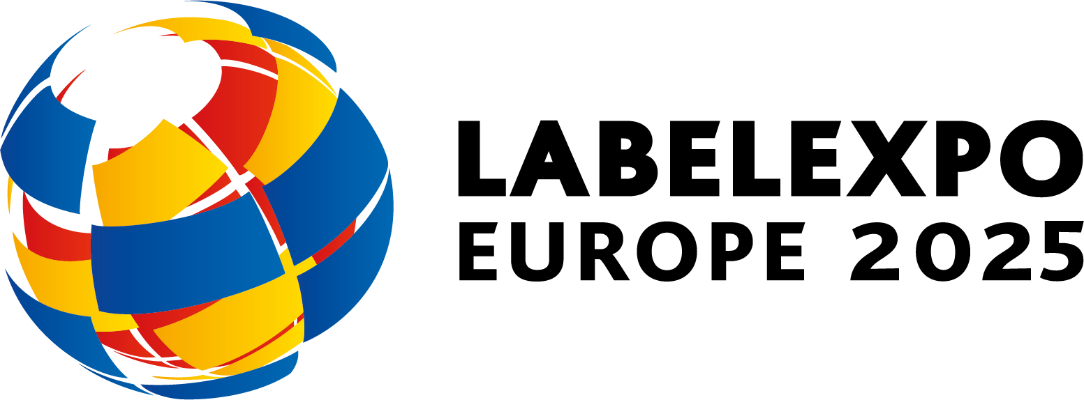 A stylized globe in blue, yellow, and red representing the world, with a black outline of the continents.