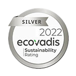 Silver Medal for Sustainability Assessment 2022 from EcoVadis.