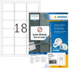 HERMA SPECIAL A4 labels removable