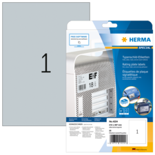 HERMA SPECIAL A4 rating plate labels