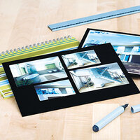 Application example: Laser labels on photo collage