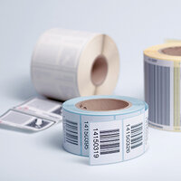 Roll labels in various colors