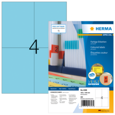 HERMA SPECIAL A4 coloured labels
