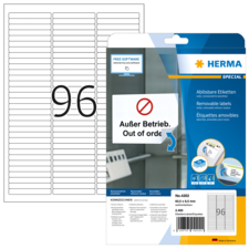HERMA SPECIAL A4 labels removable