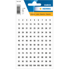 HERMA numbers (self-adhesive)