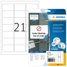 HERMA SPECIAL A4 labels removable