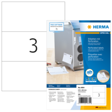HERMA SPECIAL A4 perforated labels