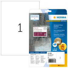 HERMA SPECIAL A4 film labels white
