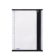 Ein transparenter Ordner mit Reißverschluss und Lochungen für eine einfache Ablage von Dokumenten.