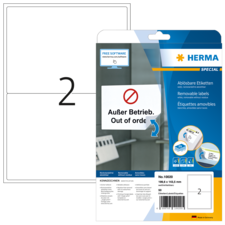 HERMA SPECIAL A4 labels removable