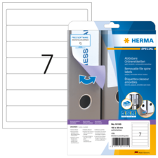 HERMA SPECIAL A4 file spine labels removable