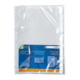 Transparente Visitenkartentasche in Verpackung, geeignet für A4/A5 Formate, mit Hinweis auf die Marke Herma.