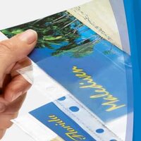 Application image postcard sleeves