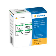 HERMA enclosure numbers