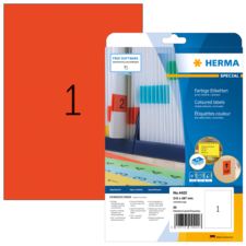 HERMA SPECIAL A4 coloured labels