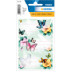 Colorful labels featuring butterflies and floral designs, perfect for labeling and decoration.