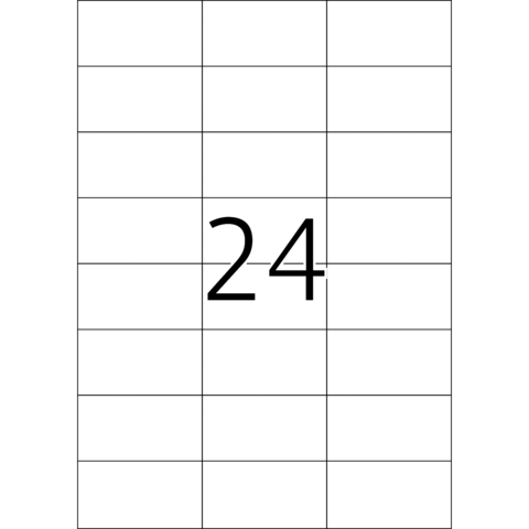 Eine große Zahl "24" auf einem weißen Hintergrund, umgeben von einem Raster aus 16 Kästchen.