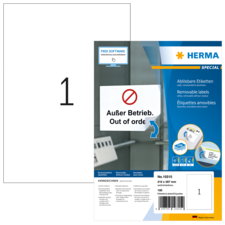 HERMA SPECIAL A4 labels removable