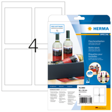 HERMA SPECIAL A4 bottle labels
