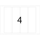 Blank template for Word A4 Landscape format