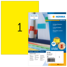 HERMA SPECIAL A4 coloured labels