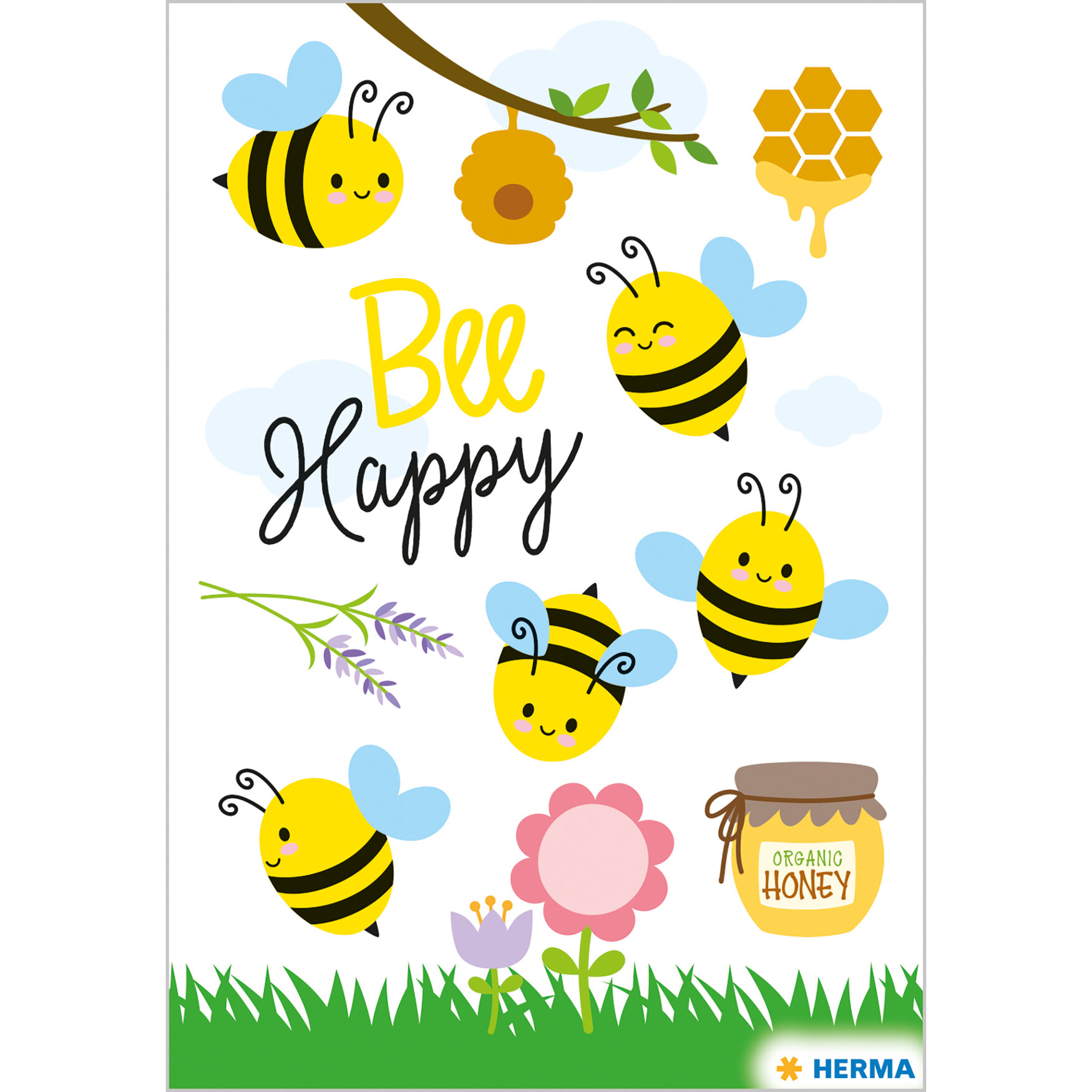 Cute Bees stickers