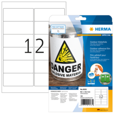HERMA SPECIAL A4 outdoor film labels