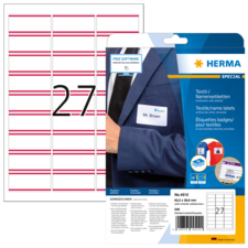 HERMA SPECIAL A4 name/textile labels