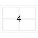 Blank template for Word A4 Landscape format