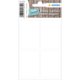Leere Etiketten für den Heimgebrauch, verpackt in einer transparenten Hülle, mit der Marke Herma und dem Titel „Home Labels“.