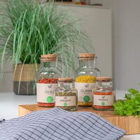 Spice labels with Silphie labels