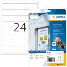 HERMA SPECIAL A4 film labels white