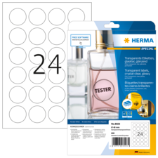 HERMA SPECIAL A4 film labels transparent crystal-clear