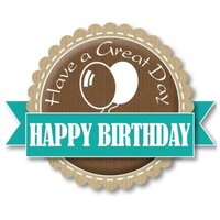 Happy Birthday Sticker