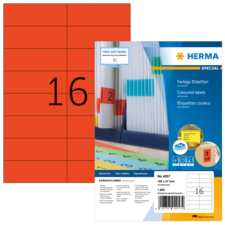 HERMA SPECIAL A4 coloured labels