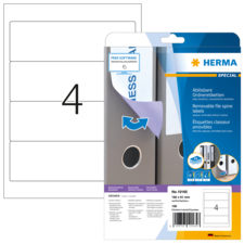 HERMA SPECIAL A4 file spine labels removable