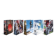 Sechs Ordner mit verschiedenen Sportmotiven, darunter Basketball, Radfahren, Snowboarden und American Football.