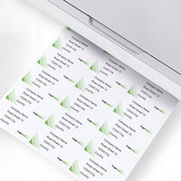 Application image printed labels
