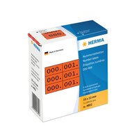 Image Product Picture: red number labels with black numbers