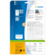 Rückseite einer Verpackung für HERMA Produkte mit Anleitungen, QR-Code und Informationen zur kostenlosen Software.