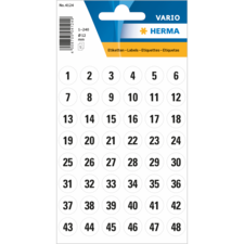 HERMA numbers (self-adhesive)