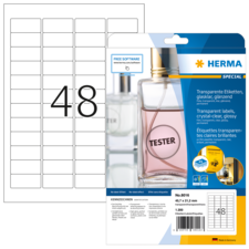 HERMA SPECIAL A4 film labels transparent crystal-clear