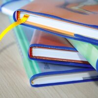 Stack of books with book covers